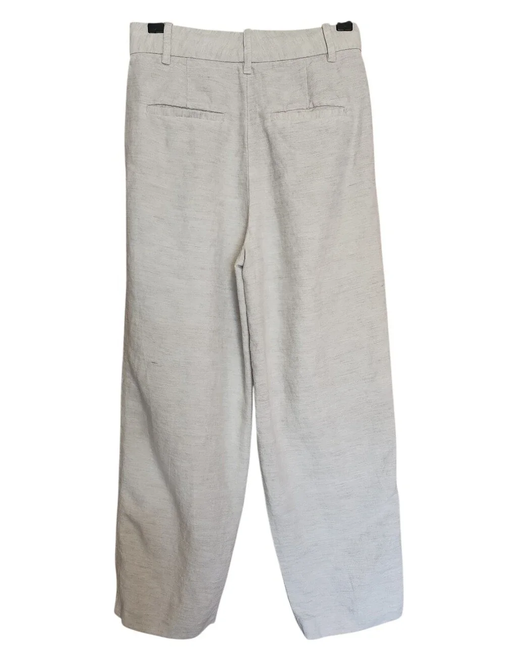 ARITZIA WILFRED THE EFFORTLESS PANT CROPPED ECRU CRUISE LINEN SIZE 2